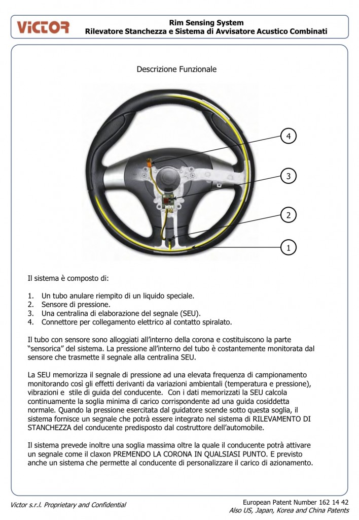 Rim Sensing System - Rilevatore Stanchezza e Sistema di Avvisatore Acustico Combinati