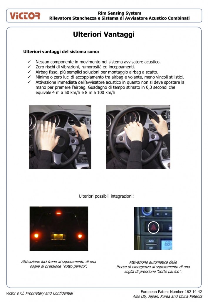 Rim Sensing System - Rilevatore Stanchezza e Sistema di Avvisatore Acustico Combinati